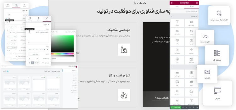 ویرایش کیت المنتور و قالب المنتور در المنتور پرو